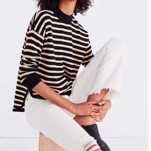 MADEWELL Boxy Pullover in Stripe